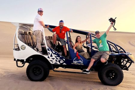 Exploring the charm of the Huacachina Oasis: The exciting adventure in Buggies and Sandboarding