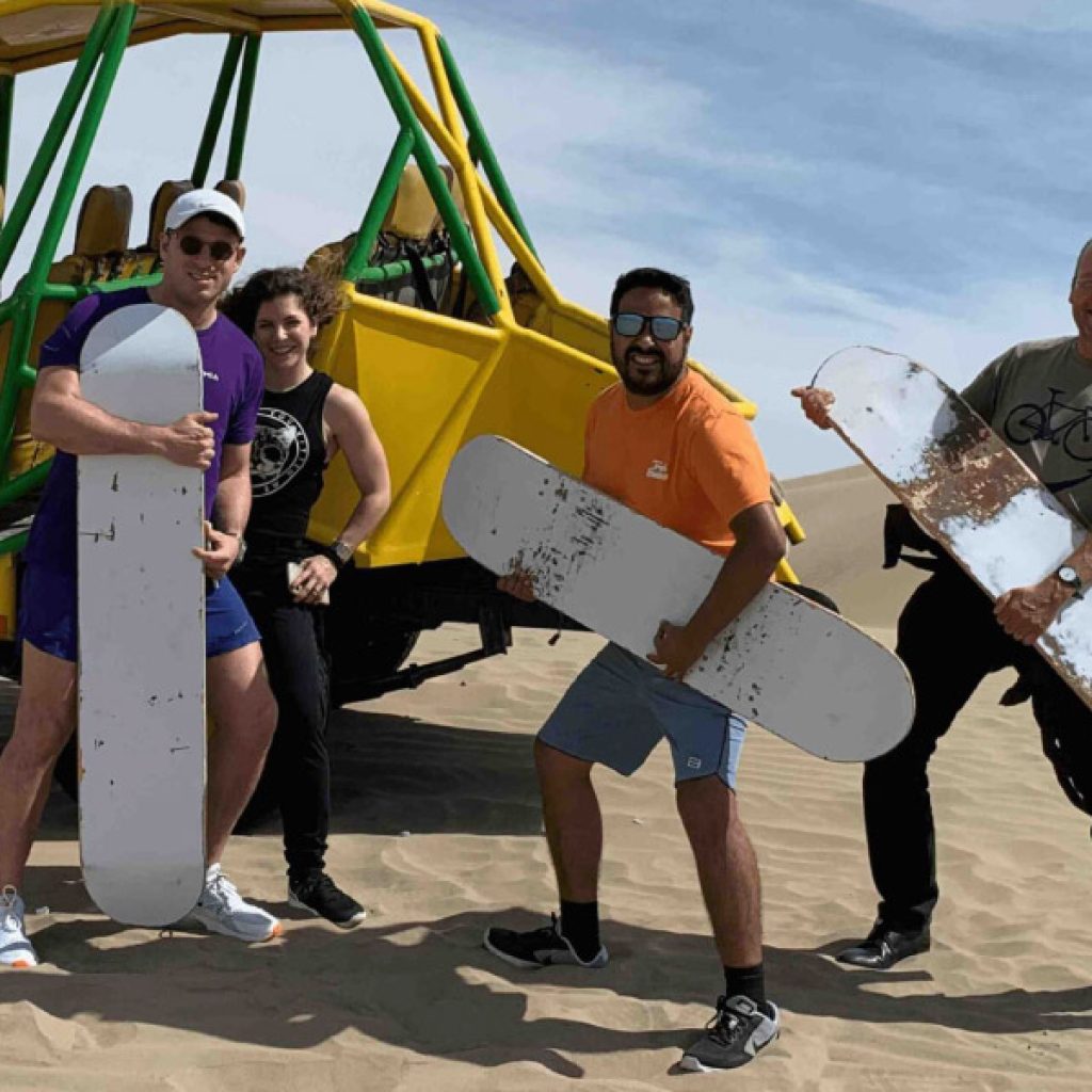 sandboard in Huacachina